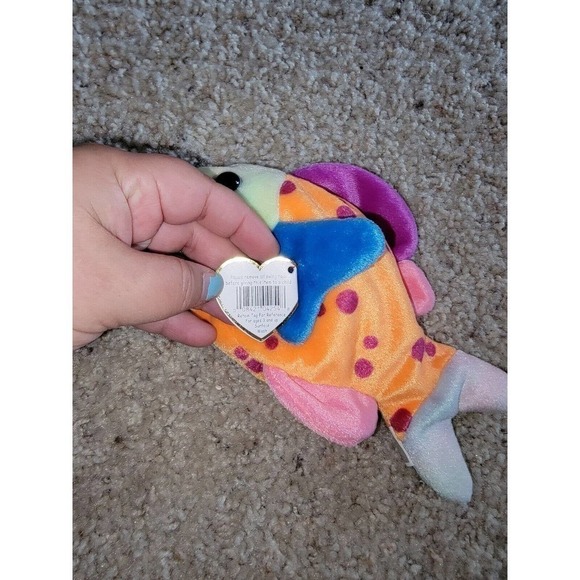 Ty Beanie Baby: Lips the Fish - Picture 5 of 5
